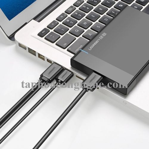 Ugreen 10898 0.5M màu Đen Cáp USB 3.0 sang MICRO USB 3.0 cho ổ cứng hỗ trợ nguồn US140 30010898